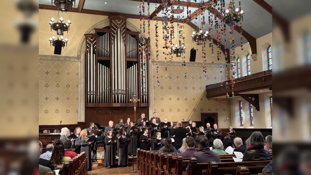 New South Festival Singers in an Atlanta sanctuary