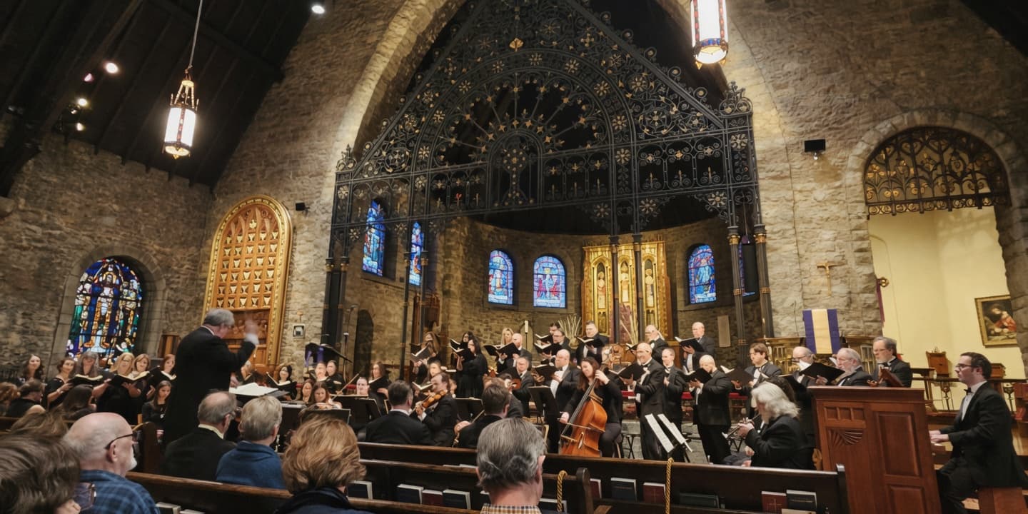 Festival Singers and orchestra in concert