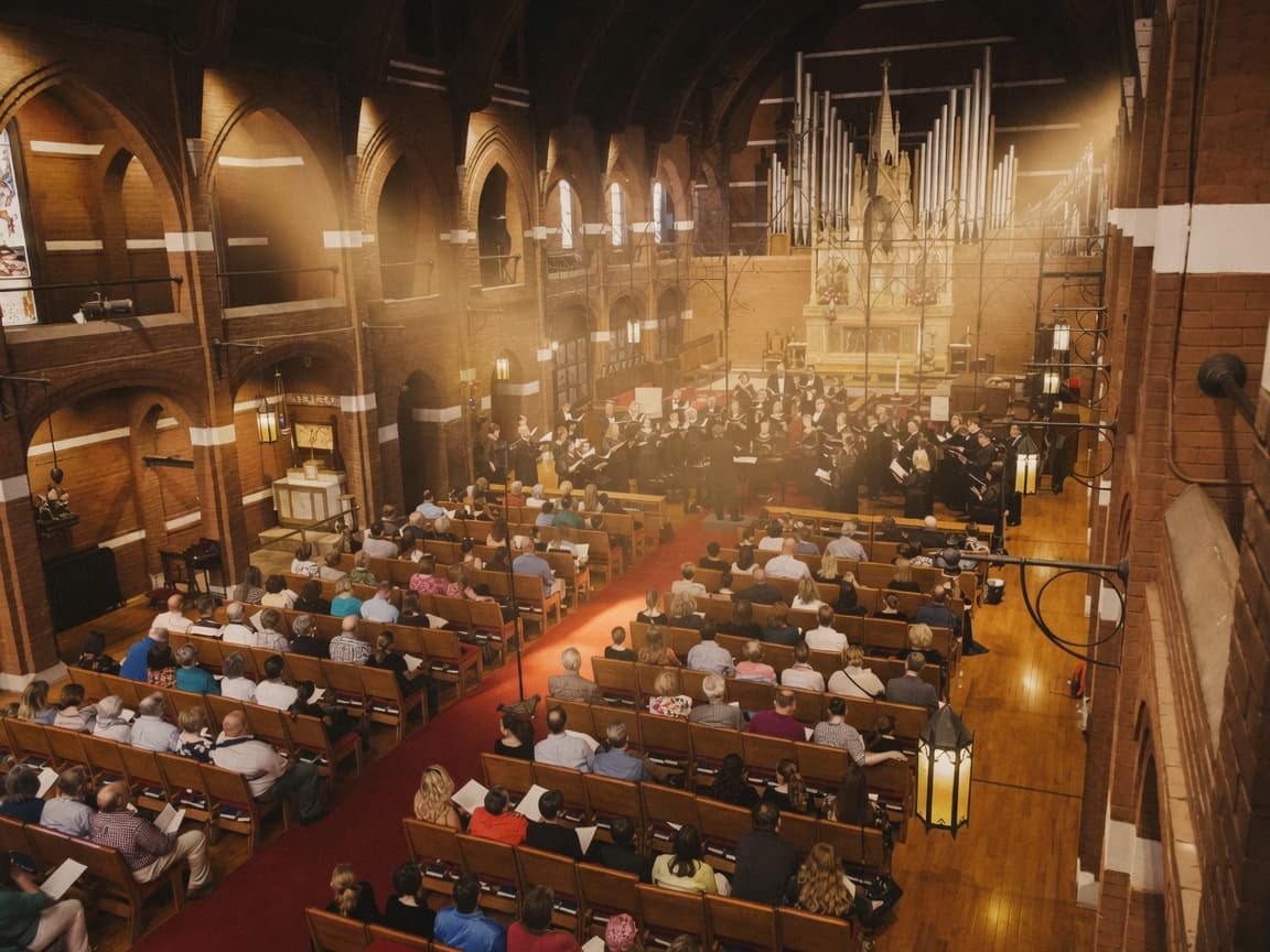 A Choral Foundation concert in a historic sanctuary