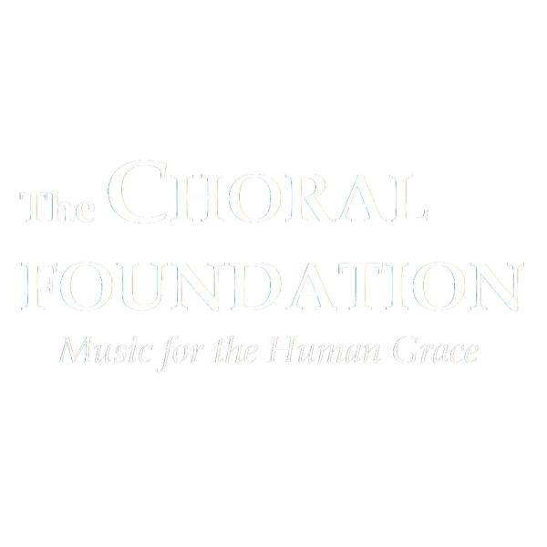 The Choral Foundation wordmark on black